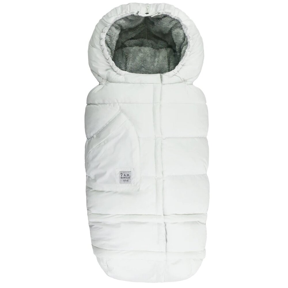 NWT 7AM Enfant Blanket 212 Stroller Footmuff in White